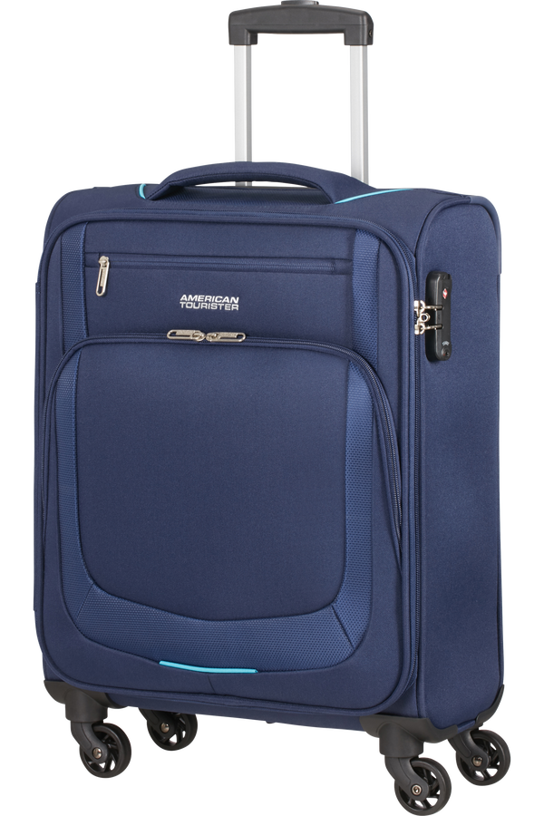 American Tourister Summer Session Spinner TSA 55cm  Dark Blue/Light Blue