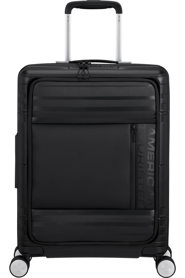 American Tourister Hello Cabin Spinner TSA Coated 55cm  Onyx Black