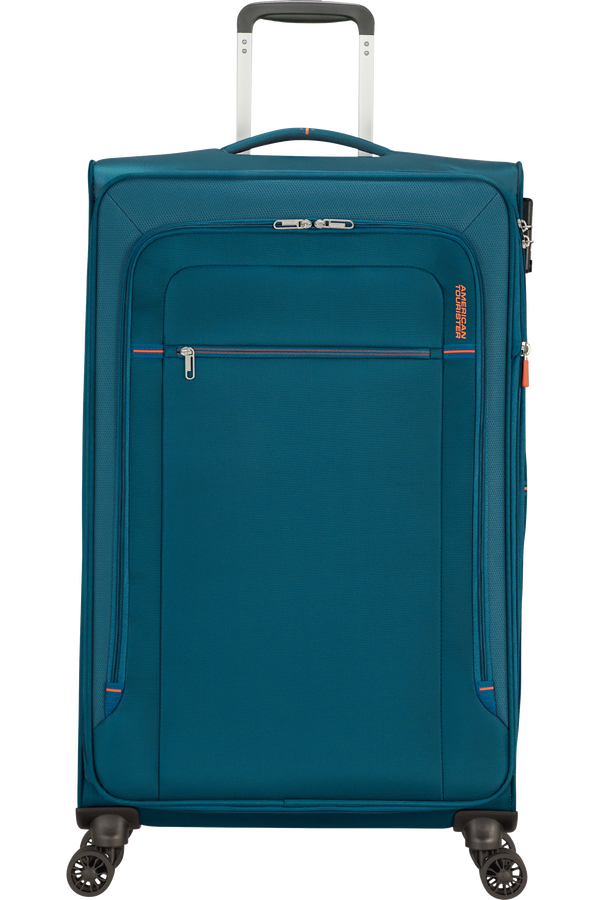 American Tourister Crosstrack Spinner Expandable 79cm  Navy/Orange