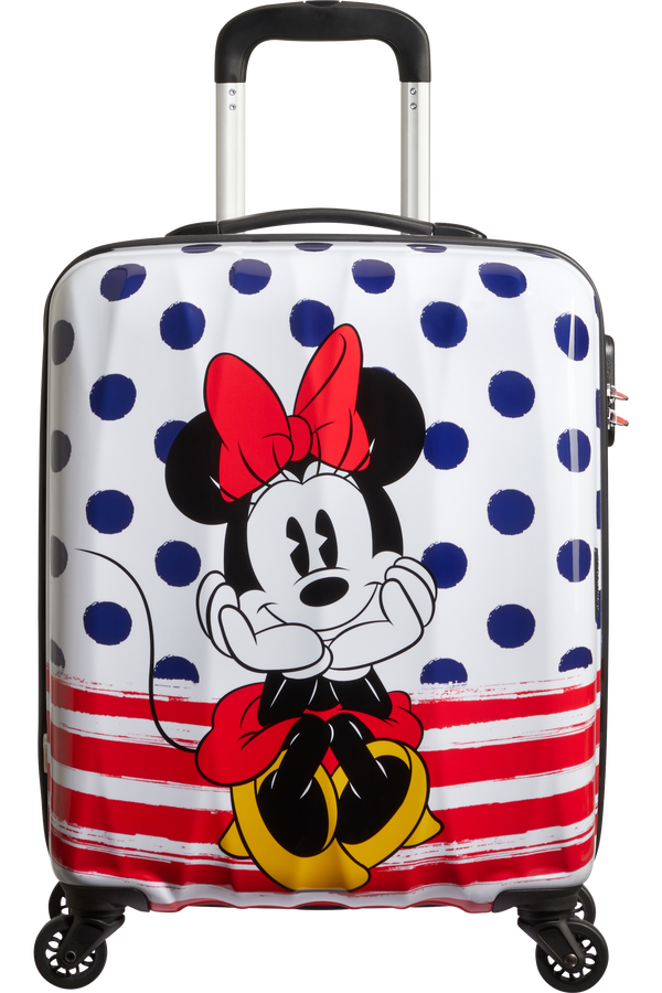 American Tourister Disney Legends Spinner 55cm  Minnie Blue Dots