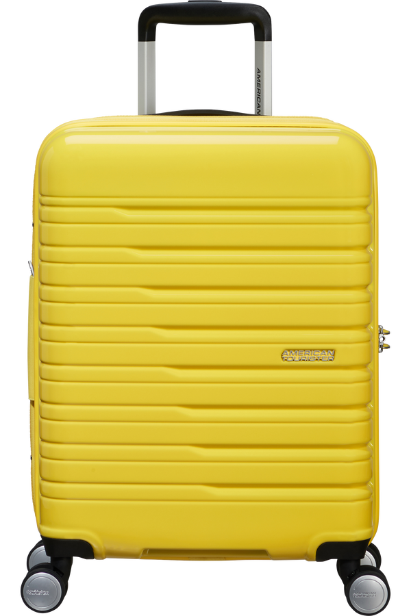 American Tourister Flashline Pop Spinner Exp TSA 55cm  Lemon Yellow